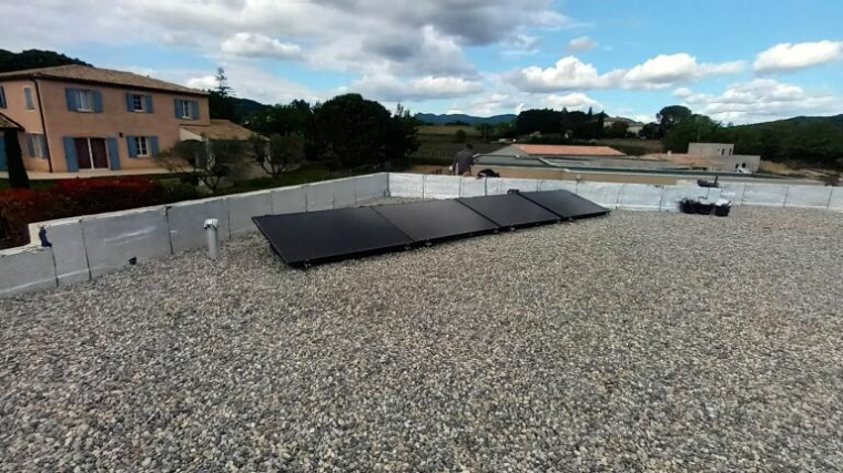 Installation photovoltaïque finalisée près de Bollène, Montélimar, Éconergies