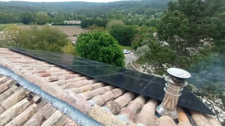 Installation photovoltaïque finalisée près de Montélimar, Montélimar, Éconergies